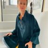 Poncho-cape "Parma" vert profond